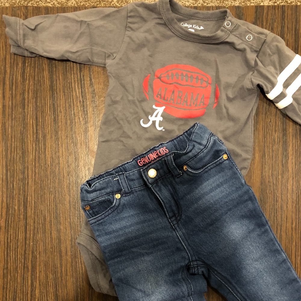Great Bundle - Jersey Onesie and Jeans